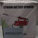 Battery Powered Sprayer, 1.35 Gallon Cordless Sprayer with 3 Nozzles & Extendable Pole, Portable Electric Sprayers for Lawn Care, Garden, Weeds, Farm(Tool Only)