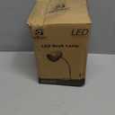 E ENERGETIC LIGHTING LED Desk Lamp, 3.5W 240LM 4000K Cool White Study Lamps for Bedroom and Office, Eye Protection, ETL Listed Silver Table lamp