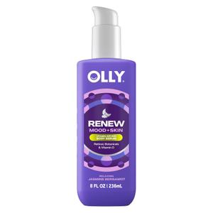OLLY Body Lotion-Serum with Vitamin D, Retinol & Botanicals Nourishing Cleanser for Skin Barrier Repair, Deep Hydration, Jasmine Bergamot Scent, 8oz