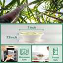 Homestockplus Disposable Bowls 24 Oz [100 Pack] - Compostable Paper Bowl Heavy Duty,Freezer & Microwave Safe Bowl, BPA-Free Eco-Friendly Bowls for Cereal, Rice, French Fries, Party Serving (White)