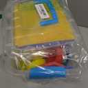 64 Pack Washable Paint Set for Kids, 12 Colors Non Toxic Finger Paints for Toddlers 1-3 with Sponges, Paint Brushes, Waterproof Paint Smock, Palettes, Cards, Storage Box, Finger Painting Kits for Art, Crafts(2 oz Each)