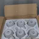 VEWEET Large Coffee Mugs Set of 6, 16 OZ Coffee Cups Set with Handle, Floral Mug Sets Ceramic Cup Set for Kitchen, Microwave& Dishwasher Safe, Series ANNIE