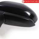 for Toyota Camry Side Mirror Assembly Passenger Side 2024 2018 2019 2020 2021 2022 2023 | Power | Gloss Finish | Non-Heated | Replaces TO1321366(RH)(POWER, Passenger Side(RH))