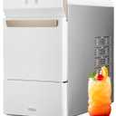 Gevi V2.0 Nugget Ice Maker Countertop 30lbs/24H, Pellet Ice Makers with Self-Cleaning & Energy-Efficient, Chewable Pebble Ice Machine for Home, White (17.3"D x 9.7"W x 16.7"H)