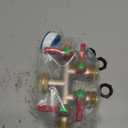 EJW Garden Hose Splitters, 4 Way Hose Splitter, Water Hose Splitters, Hose Bib Splitter, 4 Way Heavy Duty High Flow Splitter, Brass Hose Splitter, Spigot Splitter,Valve 3/4 Inch GHT Thread. (Green)