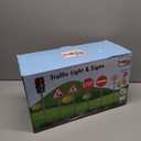 Kiddie Play Traffic Light Toys for Kids with 5 Street Signs