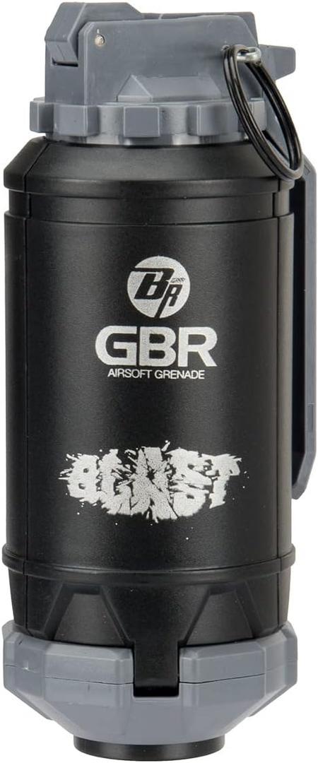 Lancer Tactical - GBR Outdoor 130 Round Spring Powered ABS BB Impact Shower for Airsoft Shower (Black)