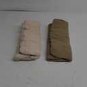 lulumoon Muslin Changing Pad Cover: Baby Cotton Quilted Changing Table Cover - Soft Changing Pad Sheets for Boys Girls (Olive & Cream)