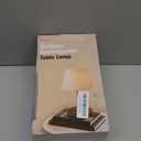 Cordless Touch Table Lamp, 4000mAh Rechargeable Small Desk Lamp with 3 Color Temperatures & Stepless Dimming, Portable LED Bedside Lamp for Bedroom, Living Room, Patio & Camping, Wood Grain