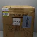 Portable Baby Highchair for Months Infants and Toddlers with 5 Point Harness Convertible Comfortable Seat for Cozy Eating Table Sit Up High Chair and Seats for Sitting Up Back Booster Feeding Chairs (White)