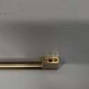 Cabinet Handle, Brass 11 in with 4 Screws