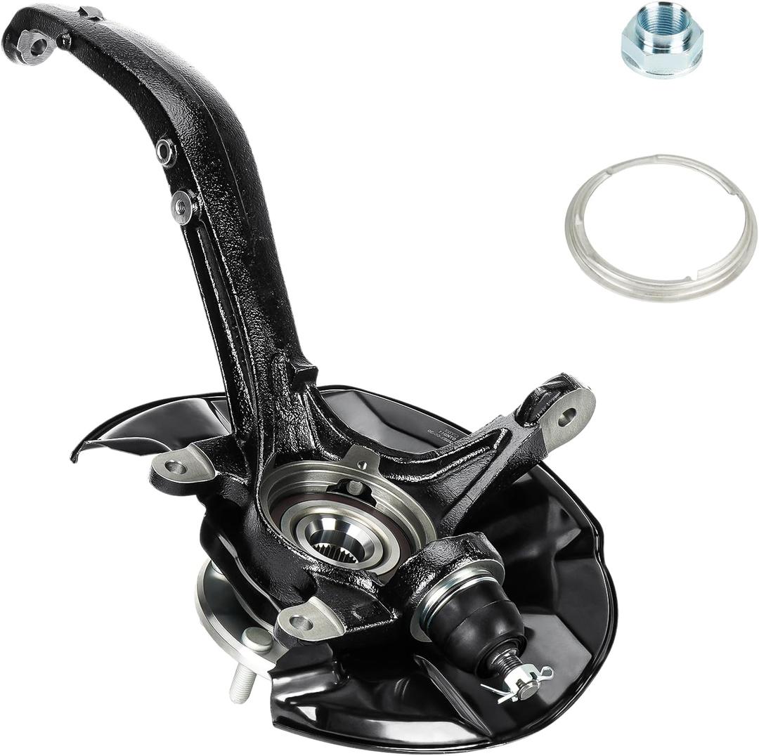 TadaMark Front Right Steering Knuckle & Wheel Bearing Hub Assembly Fit for Honda Accord 2008-2012, for Acura TSX 2009-2014, Replace for 698-446 698446 LK052 44300TA0A61, Passenger Side