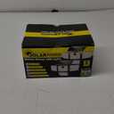 AmeriTop Solar Outdoor Lights, 4 Heads Motion Sensor Security Lights, Wide Angle Flood Wall Lights, Weatherproof Wall Light for Garden Pathway 6500K Pack of 2 