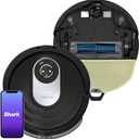 Shark AI Robot Vacuum & Mop with Self-Cleaning Brushroll for Floors, Carpet Black/Silver (RV2001WD) With LiDAR Navigation