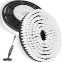 2 Pack Replacement Brush Heads for Shark Steam Mop S7000/S7001/S8201 Series, Deep Cleaning for Tiles Hardwood Floor (White)