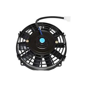 A-Team Performance Universal 8-Inch High Performance Radiator Cooling Fan - Type 120021 12V 1700 CFM Black - Reversible Flat Blades & Battery-Operated Cooling Fan