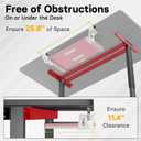 BONTEC KMT01-PJ Under Desk Keyboard Tray, Pull-Out Keyboard & Mouse Platform with C-Clamp, 20 x 11.8 in Space-Saving Ergonomic Slide-Out Drawer, Pink