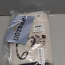 MIULEE Extra Long Linen Shower Curtain 82 Inches Long with 12 Metal Hooks Washable Heavy Beige Fabric Shower Curtain Set Waterproof Neutral Thick Cloth Shower Curtain for Bathroom Hotel Bathtub,Cream