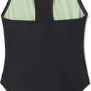 Speedo Girl's Swimsuit One Piece Closed Racerback (Black), US 12