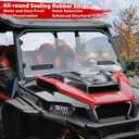 Front Full Windshield for Polaris General 1000 / 4 1000 /XP 1000 /XP 4 1000 2017-2025, Clear 1/5'' Polycarbonate Vented Scratch Resistant Windshcreen Accessories, Replace # 2884337