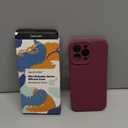 LOVE 3000 Designed for iPhone 16 Pro Max Case, Premium Silicone with [Soft Anti-Scratch Microfiber Lining] Shockproof Protective Phone Case for Men Women Girls 6.9", WineRed