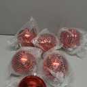 4in Large Christmas Ornaments Shatterproof Christmas Ball Ornaments Giant Xmas Tree Decoration Decorative Hanging Mercury Balls for Party,Home,Holiday (Red,6pc)