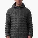 Men's Packable Puffer Jacket Lightweight Hooded Windproof Winter Coat for Travel Running Hiking 