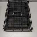 BestPet | Dog Crate | 18" | Black | Foldable Metal Kennel with Single Doors, Secure Slide-Bolt Latches, Leakproof Tray | Portable Dog Cage for Small Breeds | for Travel, Indoor & Outdoor Use