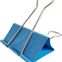18PCS Jumbo Binder Clips 3 Inch, Blue, Binder Clips Extra Large Heavy Duty for Office Supplies