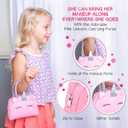 Kids Real Makeup Kit with Pink Unicorn Purse, Non Toxic Washable Make Up Set - Unicorn Toys for Girls Age 4-6, 5 Year Old Girl Birthday Gift Ideas, Toddler Little Girl Gifts 3 4 5 6 7 8 9 10 Years Old