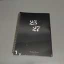 Monthly Planner 2025-2027, 2 Year Months Planner Calendar 2025-2027, July 2025 - June 2027, 7" x 10", 25-27 Monthly Calendar Planner, 24 Months, Perfect for School Office Home Planning - Black