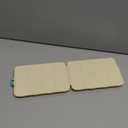 Pill Organizer Medicine Organizer Travel Essentials - Weekly Medicine Dispenser with Etched Labels, 7 Day AM PM Dispenser, Travel Pill Box, Foldable Medicine Case (Khaki)