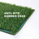 HQ4US 4LEGS Artificial Grass, Dog Pee Grass Pads for Dogs Potty, 2PCS Odor Free Fake Grass for Dogs X-Large 4332 with Countless Drainage Holes, Dog Potty Grass Hemmed Edge Realistic