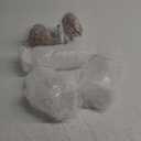 MyGift Clear Glass Apothecary Jars with Lid, Decorative Footed Vase, Candy Buffet Containers Set of 3