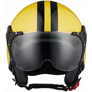 3/4 Open Face Retro Motorcycle Helmet Vespa Helmet Vintage Helmet for Vespa Motorbike Casco, Moped, Cruiser, Bobber, and Chopper - DOT Approved 