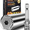 4 x Fathers Day Dad Gifts from Daughter Son Wife Super Universal Socket Tools Gifts for Mens Grip Socket Set with Power Drill Adapter Cool Tools Gadgets for Dad Valentines Day Gifts (1)