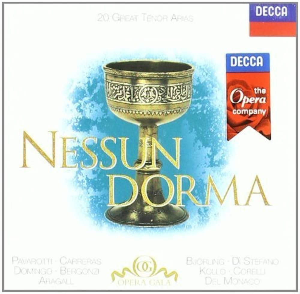 Nessun Dorma ~ 20 Great Tenor Arias / Pavarotti, Carreras, Domingo, Bergonzi, Aragall, Björling, Di Stefano, Kollo, Corelli, Del Monaco