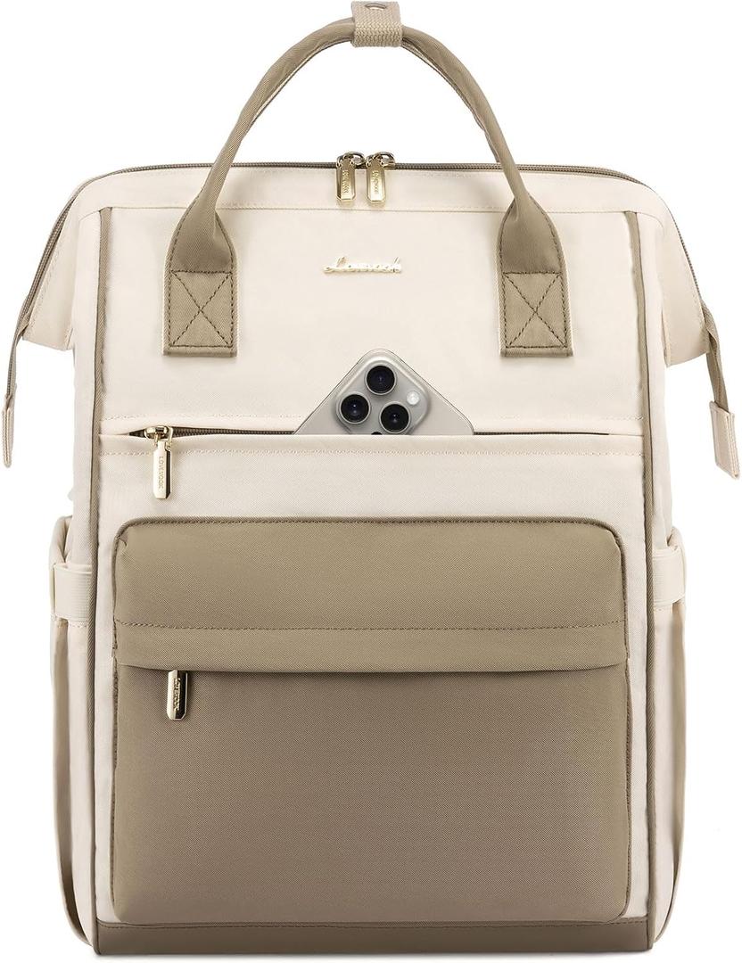 LOVEVOOK Laptop Backpack for Women,15.6 Inch Work Teacher Nurse Bag,Business Computer Backpack Purse with USB Port,Stylish Casual Daypack for Travel