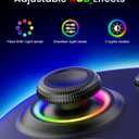 Spican Switch Controllers for Nintendo Switch/OLED Controller, Full-Size Switch Joy-pad for Better Handheld Mode, Switch Accessories Wireless Pro Controller with RGB Light/Battery/Turbo/Macro/4 Game Slot