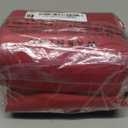 Sancua Round Tablecloth - 90 Inch - Water Resistant Spill Proof Washable Polyester Table Cloth Decorative Fabric Table Cover for Dining Tables, Buffet Parties and Camping, Red