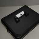 FRENESSA Rolling Makeup Case Makeup Train Case with Lid 5 in 1 Cosmetology Case on Wheels Large Makeup Organizers Salon Cart Barber Trolley Nail Teach Makeup Artist Trunk Cart Black