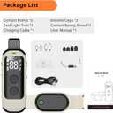 Dog Training Collar, 3 Training Modes,Lightweight Remote Training Collar, Suitable for Small, Medium, and Large Dogs, Rechargeable IPX7 Waterproof, for Dogs 8-120 lbs