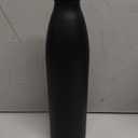 LARS NYSM Stainless Steel Insulated Water Bottle 12oz 17oz 25oz 34oz 51oz | Insulated Thermo Flask for Hot and Cold Beverages | Leakproof Drinking Bottle (Carbon Black, 33.9oz) (33.8 Ounces)