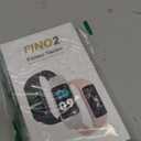 FITVII FINO 2 Slim Fitness Tracker, Smart Watch with Blood Oxygen, Sleep Monitor, 24/7 Heart Rate & Blood Pressure, IP68 Waterproof Health Activity Trackers with Calories Step Counter for Women Men (Black)