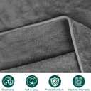 Onarway Dog Blanket Washable for Puppy: 4 Packs Dog Blankets 40x28 - Fluffy Soft Small Throw for Cat Puppy Kitten Dogs - Fleece Pet Blankets for Bed Sofa Car and Indoor - Grey and Khaki