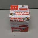 LUCKY HERP Heat Lamp Bulbs for Chickens, 150W Infrared Heat Lamp 1 Pack, Red Heat Lamp Bulbs for Reptiles, Pets, Brooder Coop and Poultry