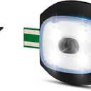 Etsfmoa LED Light USB Rechargeable Headlight for LED Knit Beanie,Easy Install Quick Replaceable Headlamp with Three Adjustable Brightness Settings (1 Pack)