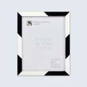 Handicrafts Home White Picture Frame, Handmade Resin Inlay 8x10 Black & White Photo Frame for Office Decor, Decorative Photo Frames for Home Decor, Wall Decor, Farmhouse Decor, Wall & table top Decor, Shelf Decor, Desk Decor & Gallery Wall (Artisan Bedazzle)