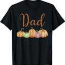 Dad of Little Pumpkin First Birthday Autumn Pumpkin T-Shirt, L