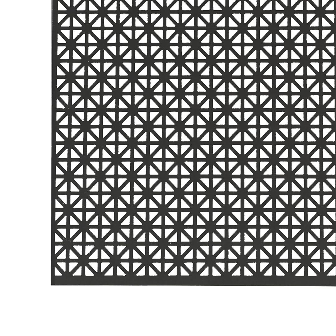M-D Building Products 56006 12 in. x 24 in. x .020 in. Black Aluminum Sheet Union Jack